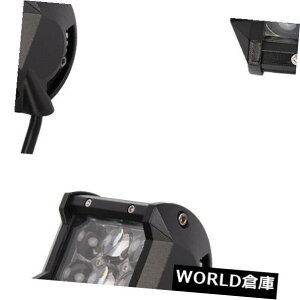 LEDCgo[ 4 d + 6×4C`18bgledƃCgo[It[hatv suvgbNvX|bgL[u^] 4D+ 6X 4inch 18W LED Work Light Bar Offroad ATV SUV Truck Lamp Spot Cube Driving