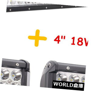 LEDCgo[ 42 "240WR{LEDCgo[It[h4WD UTEgbN+ 2X 4" 18W|bhL[uv 42" 240W Combo LED Light Bar Off-road 4WD UTE Truck + 2X 4" 18W Pods Cube Lamp