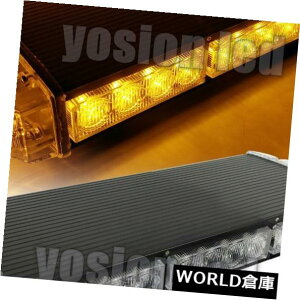 LEDCgo[ 16 "30 W LEDً}Xg{Cgo[gbN[tgbvgbNxtbVAo[ 16" 30 W LED Emergency Strobe Light Bar Truck Roof Top Truck Warning Flash Amber