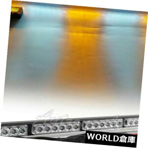 LEDCgo[ 31 "ߐFFLEDʌږً}ΉxXg{Cgo[ 31" Amber White LED Traffic Adviser Emergency Response Warning Strobe Light Bar