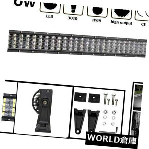 LEDCgo[ 52C`1200bgledƃCgo[X|bg^R{r[It[hgbN{[gN[ 52INCH 1200W LED Work Light Bar Spot Flood Combo Beam Offroad Truck Boat Crane