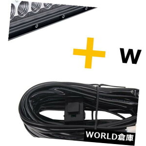 LEDCgo[ 52C`300WN[LEDCgo[X|bgtbhIt[hRZRW[v4WDgbN{[g+C[ 52Inch 300W CREE LED Light Bar Spot Flood Off-Road RZR Jeep 4WD Truck Boat+Wires