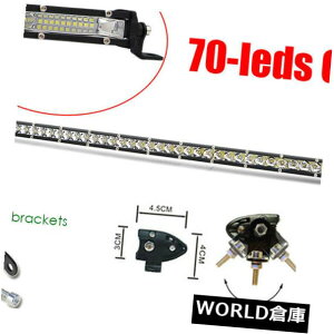 LED���C�g�o�[ �ɓx�ׂ̍�38 "�ԃg���b�N�̂��߂̃C���`�ɂ���ē�����郉�C�g�o�[�̒P��̗�̎d���̂킸���ȃV�~�̍^�� Super Slim 38" inch Led Light Bar Single Row Work Light Spot Flood For Car Truck