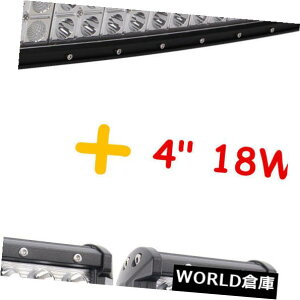 LEDCgo[ 52C`300WJ[uLEDCgo[R{It[hUTEW[v+ 4X4 "18WX|bgCg/ 53 52inch 300W Curved LED Light Bar Combo Offroad UTE Jeep+4X4" 18W Spot Lights /53