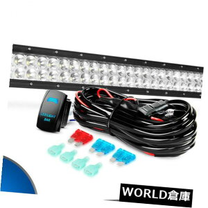 LEDCgo[ Nilight LED̃Cgo[180W̓_̍^CgA5PinbJ[XCb`̔zpn[lX Nilight LED Light Bar 180W Spot Flood Light 5Pin Rocker Switch Wiring Harness