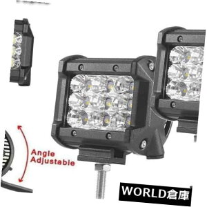 LEDCgo[ W[vgbNSUV̂߂2PCSO45W 4C`LED̎d̃Cgo[̍^It[h4WD 2PCS Tri-Row 45W 4INCH LED Work Light Bar Flood Offroad 4WD for Jeep Truck SUV