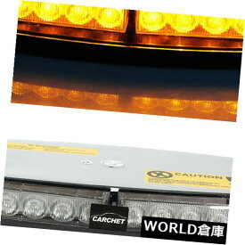 LEDライトバー CARCHET 24LEDルーフトップ緊急ビーコンハザードフラッシュストロボミニライトバーアンバー CARCHET 24LED Roof Top Emergency Beacon Hazard Flash Strobe Mini Light Bar Amber