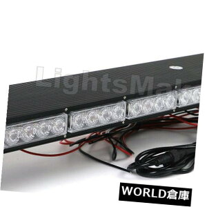 LEDCgo[ LEĎxً̋}̓_ł̉gbÑXg{̂͂F̔Cgo[42 42 in LED Warning Emergency Flashing Roof Tow Truck Strobe Amber White Light Bar