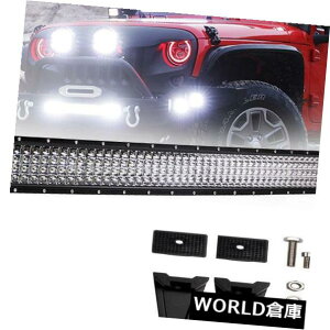 LED���C�g�o�[ 52 '' 972W�X�|�b�g�t���b�h�R���{LED�쓮��Ɨp���C�g�o�[�W�[�vATV UTV 4WD 52'' inch 972W Spot Flood Combo LED Driving Work Light Bar For Jeep ATV UTV 4WD