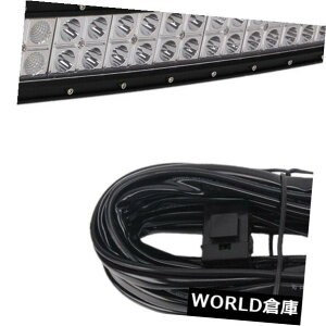 LEDCgo[ 52C`300WJ[uhECgo[^]S&FR{SUVgN^[+n[lX 52inch 300W Curved Led Light Bar Driving Offroad SF Combo SUV Tractor+ Harness