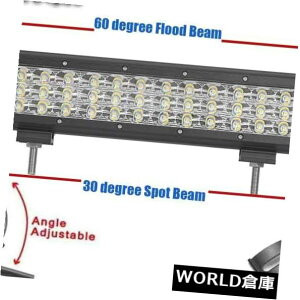 LEDCgo[ 18 "LED̍^_̃J{̃r[It[hԂ̃gbN4WD^]270Wd̃Cgo[ 18" 270W Work Light Bar Driving LED Flood Spot Cambo Beam Offroad Car Truck 4WD