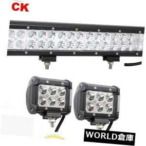 LEDCgo[ 17 "108W LED[NCgo[R{tBbgIt[hSUV{[gW[v18WX|bgL[uv 17" 108W LED Work Light Bar Combo Fit Offroad SUV Boat Jeep 18W Spot Cube Lamps