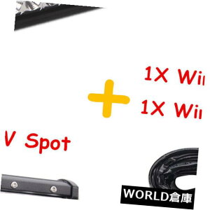 LEDCgo[ 22C`120W LEDCgo[UteIt[h+ 2X4 "18WƃvL[u+zLbg20" / 24 22 Inch 120W LED Light Bar Ute Offroad+2X4" 18W Work Lamp Cube+Wiring Kit 20"/24