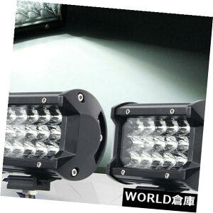 LEDCgo[ 2x 168W 5C`LEDԂ̃[NCgo[X|bgr[SUV{[g^]It[hATVv 2x 168W 5Inch LED Car Work Light Bar Spot Beam SUV Boat Driving Offroad ATV Lamp