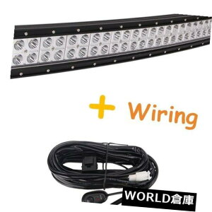 LEDCgo[ C[n[lXtĂ50 "288WLED̎d̃Cgo[̃It[h^]̃R{vȂ܂ 50" 288W Curved LED Work Light Bar Off-road Driving Combo Lamp with Wire Harness