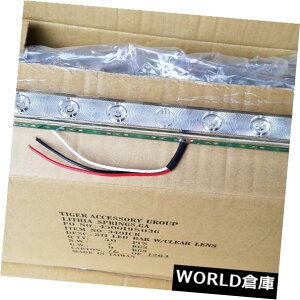 LEDCgo[ i2jNAY9 LED^[u[L}[J[Cgo[gbNg[[RV (2) Clear Lens 9 LED Turn Brake Marker Light Bar Truck Trailer RV