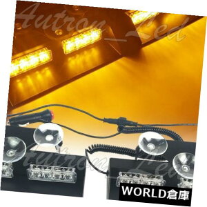 LEDCgo[ 2in1 16 "16 W LEDً}x_bVfbLXg{tgKXCgo[Ao[ 2in1 16" 16 W LED Emergency Warning Dash Deck Strobe Windshield Light Bar Amber