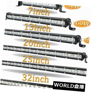 LEDCgo[ ɓx̏^7 "13" 20 "25" 32 "38"C`Cgo[PsƃCg Super Mini 7'' 13'' 20'' 25''32'' 38'' inch Led Light Bar Single Row Work Lights