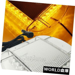 LEDCgo[ 11 "24WAo[LEDً}r[Rx[tgbvVOi[NXg{Cgo[ 11" 24W Amber LED Emergency Beacon Warning Roof Top Signal Work Strobe Light Bar