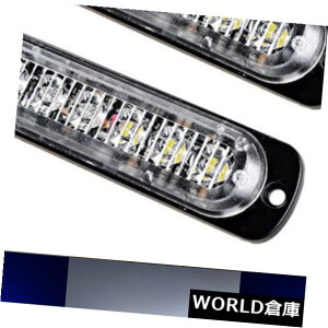 LEDCgo[ 2×6 LEDJ[ً}nU[hxr[R18WgbNtbVXg{Cgo[u[ 2x 6 LED Car Emergency Hazard Warn Beacon 18W Truck Flash Strobe Light Bar Blue