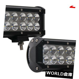 LEDCgo[ 2X 7C`36W^LED[NCgo[It[hATVhCrOtHOvgbN4WD 6 '' 2X 7inch 36W Flood LED Work Light Bar Offroad ATV Driving Fog Lamp Truck 4WD 6''