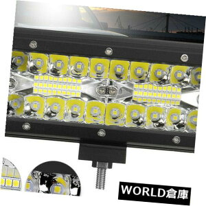 LEDCgo[ 7C`400W LED̎d̃Cgo[̍^̏ꏊ̃R{It[hgbN̉^]̖ 7 Inch 400W LED Work Light Bar Flood Spot Combo Offroad Truck Driving Fog