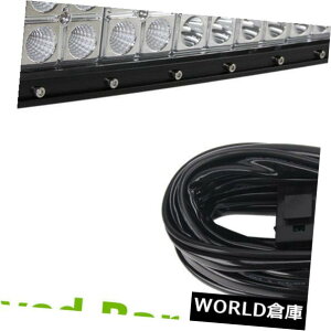 LEDCgo[ Ȃꂽ53 "C`300W̃N[LED̃Cgo[̍^_R{It[h^]̔z Curved 53"inch 300W CREE LED Light Bar Flood Spot Combo Offroad Driving Wiring
