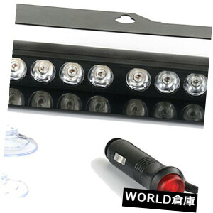 LEDCgo[ 12 LEDXg{Cgo[ԃI[gEBhV[h_bVfbLxً}_ 12 LED STROBE LIGHT BAR CAR AUTO WINDSHIELD DASH DECK WARNING EMERGENCY FLASHING