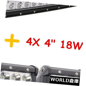 LED���C�g�o�[ 50 "288W�J�[�u�R���{LED���C�g�o�[�I�t���[�hUTE ATV�t�H�[�h4WD + 4X 18W�X�|�b�g���C�g 50" 288W Curved Combo Led Light Bar Offroad UTE ATV Ford 4WD+4X 18W Spot Lights