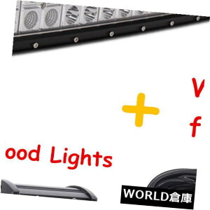 LED���C�g�o�[ �p�Ȃ���42�C���`240W LED���C�g�o�[�R���{+ 4 18W�|�b�h���C�gSUV UTE +�z���L�b�g43 Curved 42inch 240W LED Light Bar Combo+4 18W Pod Lights SUV UTE+Wiring Kit 43 �y���s�A���i�z