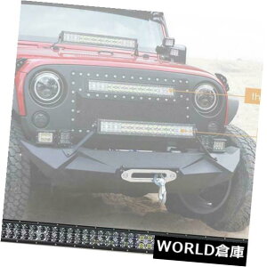 LEDCgo[ Auxbeam CREE 52 "300W LED[NCgo[X|bgtbhR{r[+t[CO Auxbeam CREE 52'' 300W LED Work Light Bar Spot Flood Combo Beam + Free Wiring
