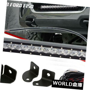 LEDCgo[ 20C`100WXR{LEDCgo[W /z[gtBbg2006-2008tH[hF150 20 Inch 100W Slim Combo LED Light Bar W/ Wiring Remote Fit 2006-2008 Ford F150