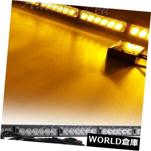 LEDCgo[ 37.8 "ߐFLEDʌږxً}Xg{_ŃCgo[108W 37.8" Amber LED Traffic Advisor Warning Emergency Strobe Flashing Light Bar 108W