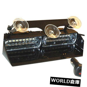 LEDCgo[ ԂLED̃Cgo[Windsheild̏Ɩ_bVfbL̃oCU[̌x̃Xg{̉ Red White LED Light Bar Windsheild Lighting Dash Deck Visor Warning Strobe fire