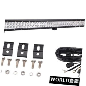LEDCgo[ 44C`288 WN[LEDCgo[X|bg^R{It[h{[g4 X 4 +zn[lX 44inch 288W CREE LED Light Bar Spot Flood Combo OffRoad Boat 4X4+Wiring Harness
