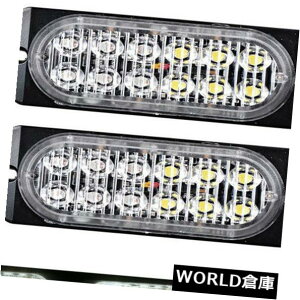 LED���C�g�o�[ 4×�z���C�g12LED�Ԃ̃g���b�N�ً}�x���n�U�[�h�t���b�V���X�g���{���C�g�o�[ 4 X White 12LED Car Truck Emergency Warning Hazard Flash Strobe Light Bar �y���s�A���i�z
