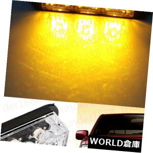 LEDライトバー SUVトラックATV UTV 3 LEDストロボライトバー緊急インジケータ作業警告 SUV Truck ATV UTV 3 LED Strobe Light Bar Emergency Indicator Work Warning