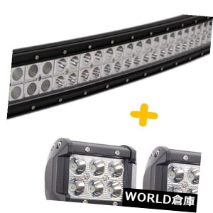 LEDCgo[ 32In 180W LED[NCgo[J[uR{+ 4 "18WN[tH[hW[vRZRhCrOUTE 32In 180W LED Work Light Bar Curved Combo+4" 18W Cree Ford Jeep RZR Driving UTE