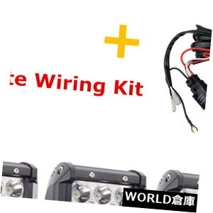 LEDCgo[ pȂ52 "675W LEDCgo[R{+ 18W 4"|bhv+[gC[tH[h300W Curved 52" 675W LED Light Bar Combo+18W 4" Pods Lamp+Free Remote Wires Ford 300W