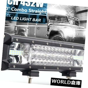 LEDCgo[ 16C`432WOƃCgo[X|bgtbhr[It[hSUV ATVhCrOv 16 Inch 432W Tri-row Work Light Bar Spot Flood Beam Offroad SUV ATV Driving Lamp