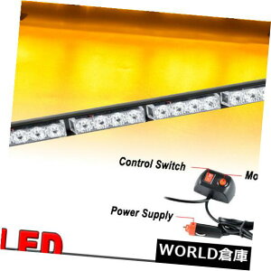 LEDCgo[ 18 '' 16 LEDً}xʌږ_ŃXg{Ao[YCgo[ 18'' 16 LED Emergency Warning Traffic Advisor Flashing Strobe Amber Y Light Bar