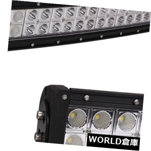 LEDCgo[ 50 "C`288WSUṼIt[hgbNtH[ĥ߂ɃR{R{Cgo[̍^X|bg𓱂" 50"inch 288W Curved Led Light Bar Flood Spot Combo for SUV Offroad Truck Ford"