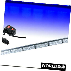 LEDCgo[ 31 "28 LEDً}xnU[hAhoCU[28WtbVXg{Cgo[12Vu[ 31" 28 LED Emergency Warning Hazard Advisor 28W Flash Strobe Light Bar 12V Blue