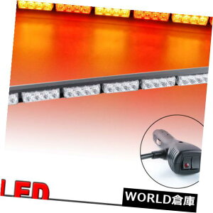 LEDライトバー 31 "28LED緊急警報交通アドバイザー28Wストロボフラッシュライトバーレッドアンバー 31" 28LED Emergency Warning Traffic Advisor 28W Strobe Flash Light Bar Red Amber