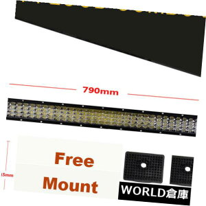 LED���C�g�o�[ 32�C���`612W 204LED�̃��C�g�o�[�̃N�H�[�h��̓_�̍^���R���{�I�t���[�h���30  32inch 612W 204LED Light Bar Quad Row Spot Flood Combo Offroad Work Driving 30 �y���s�A���i�z