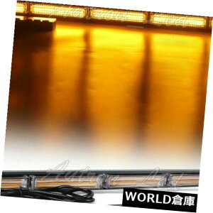 LEDCgo[ 28 "䎲LED̂͂F̌ʌږً̋}̌x̃bJ[Ԃ̕ۏ؃Cgo[ 28" COB LED Amber Traffic Advisor Emergency Warning Tow Truck Security Light Bar