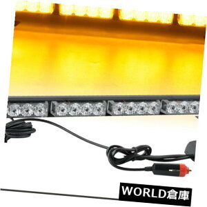 LEDCgo[ 18 '16LEDً}xnU[hXg{_ŃvCgo[Ao[CG[ 18'' 16LED Emergency Warning Hazard Strobe Flashing Lamp Light Bar Amber Yellow