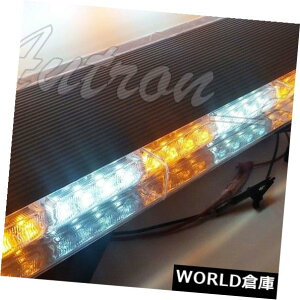 LEDCgo[ 63 In 120 LEDxً}gbNbJ[Ԃ̉ߐF̔Xg{Cgo[ 63In 120 LED Warn Emergency Truck Wrecker Response Amber White Strobe Light Bar
