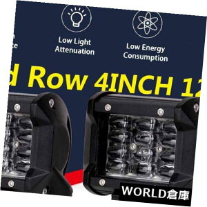 LEDCgo[ 2PCS 4IN 120W LED[NCgo[R{r[It[h^]pW[vSUVgbN 2PCS 4IN 120W LED Work Light Bar Combo Beam Off Road Driving for Jeep SUV Trucks