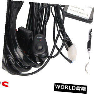 LEDCgo[ ꂽCgo[120W-300Ŵ߂̃[gERg[C[ñLbg̃Xg{XCb`[ Remote Control Wire Harness Kit Strobe Switch Relay for Led Light Bar 120W-300W